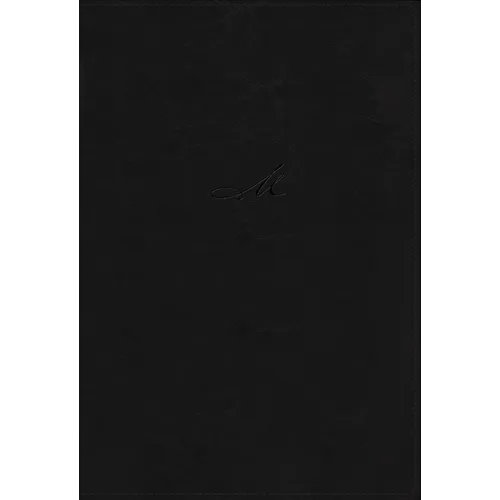Nbla, Biblia de Estudio Macarthur, Leathersoft, Negro, Interior a DOS Colores, Comfort Print