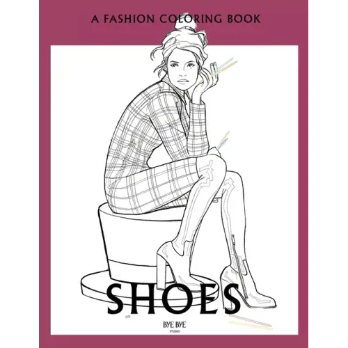 Shoes: A coloring book for Adults and Teenagers
