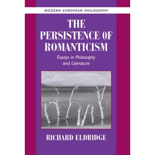 The Persistence of Romanticism: Essays in Philosophy and Literature