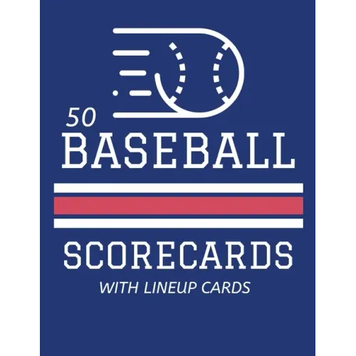 50 Baseball Scorecards With Lineup Cards: 50 Scoring Sheets For Baseball and Softball Games (8.5x11)