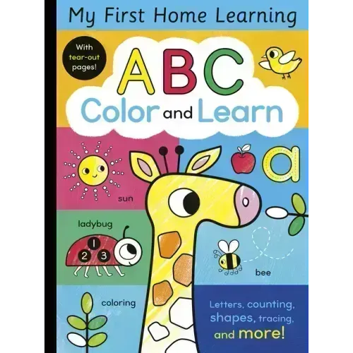 ABC Color and Learn: Letters, Counting, Shapes, Tracing, and More! with Tear-Out Pages!