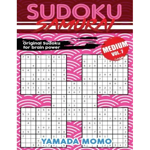 Sudoku Samurai Medium: Original Sudoku For Brain Power Vol. 7: Include 500 Puzzles Sudoku Samurai Medium Level