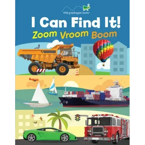 I Can Find It! Zoom Vroom Boom (Large Padded Board Book)