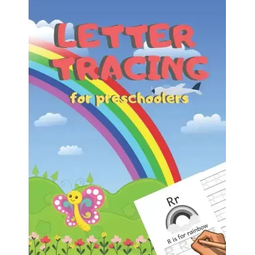 Letter Tracing for Preschoolers: Handwriting Practice Alphabet Workbook for Kids Ages 3-5, Toddlers, Nursery, Kindergartens, Homeschool - Learning to