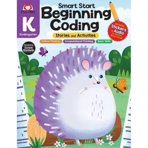 Smart Start: Beginning Coding Stories and Activities, Kindergarten Workbook
