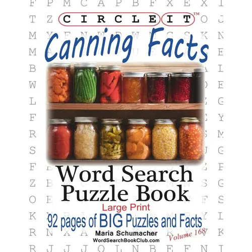 Circle It, Canning Facts, Word Search, Puzzle Book