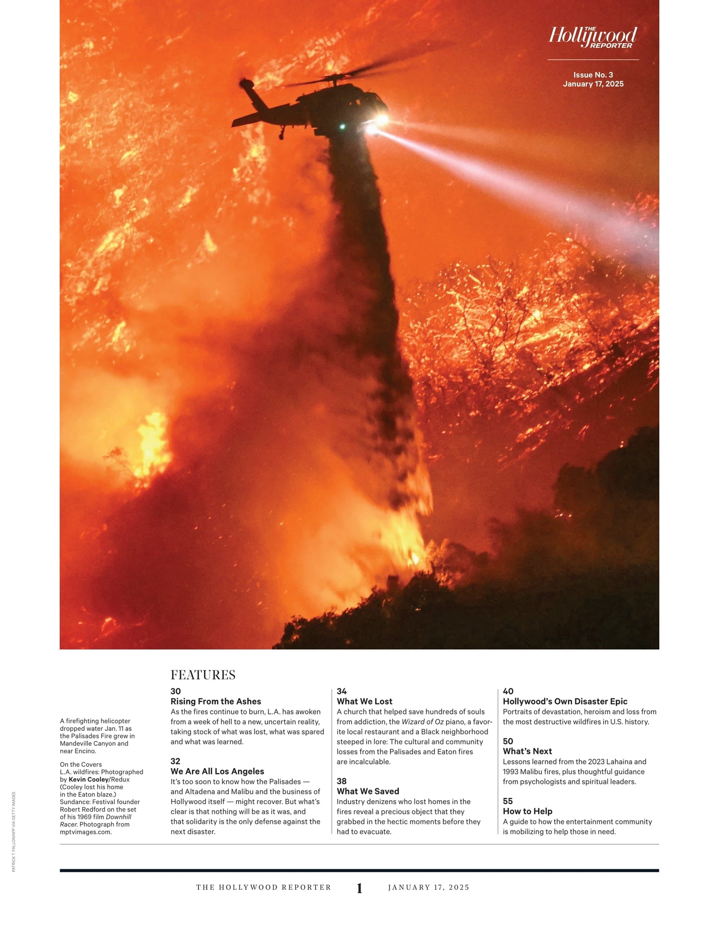 The Hollywood Reporter - 25.01.17 Edition: What We Saw, What We Lost, What We Saved, What's Next For Los Angeles After The Wildfire? Jeff Buckley's Grace Lives On, The Race To The 2025 Oscars, & More!