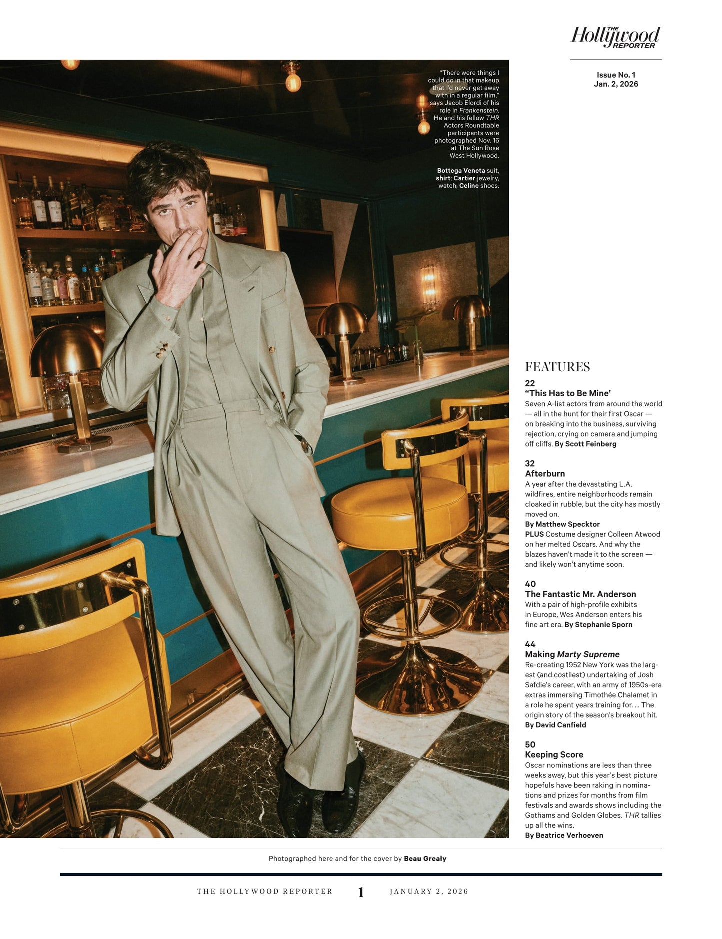 The Hollywood Reporter - 26.01.02 Edition: Men At Work, Jacob Elordi, Dwayne Johnson, Adam Sandler & More Talk Oscar Dreams, LA Rebuilds After Wildfires, Marty Supreme, Box Office Uncertainty & More!