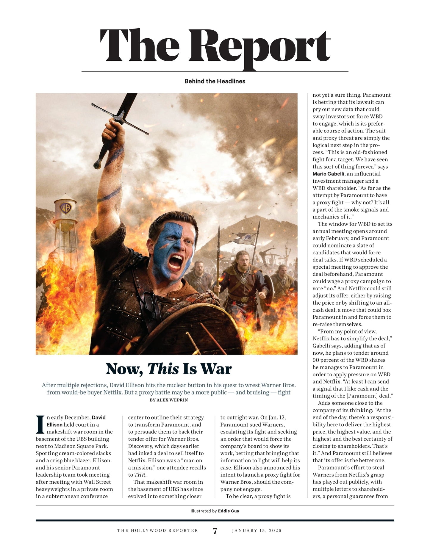 The Hollywood Reporter - 26.01.15 Edition: George R.R. Martin On Game Of Thrones Prequel & His Epic Saga, Sundance’s Last Dance, Avoiding A Hollywood Strike, 2026 Golden Globes Highlights & More!