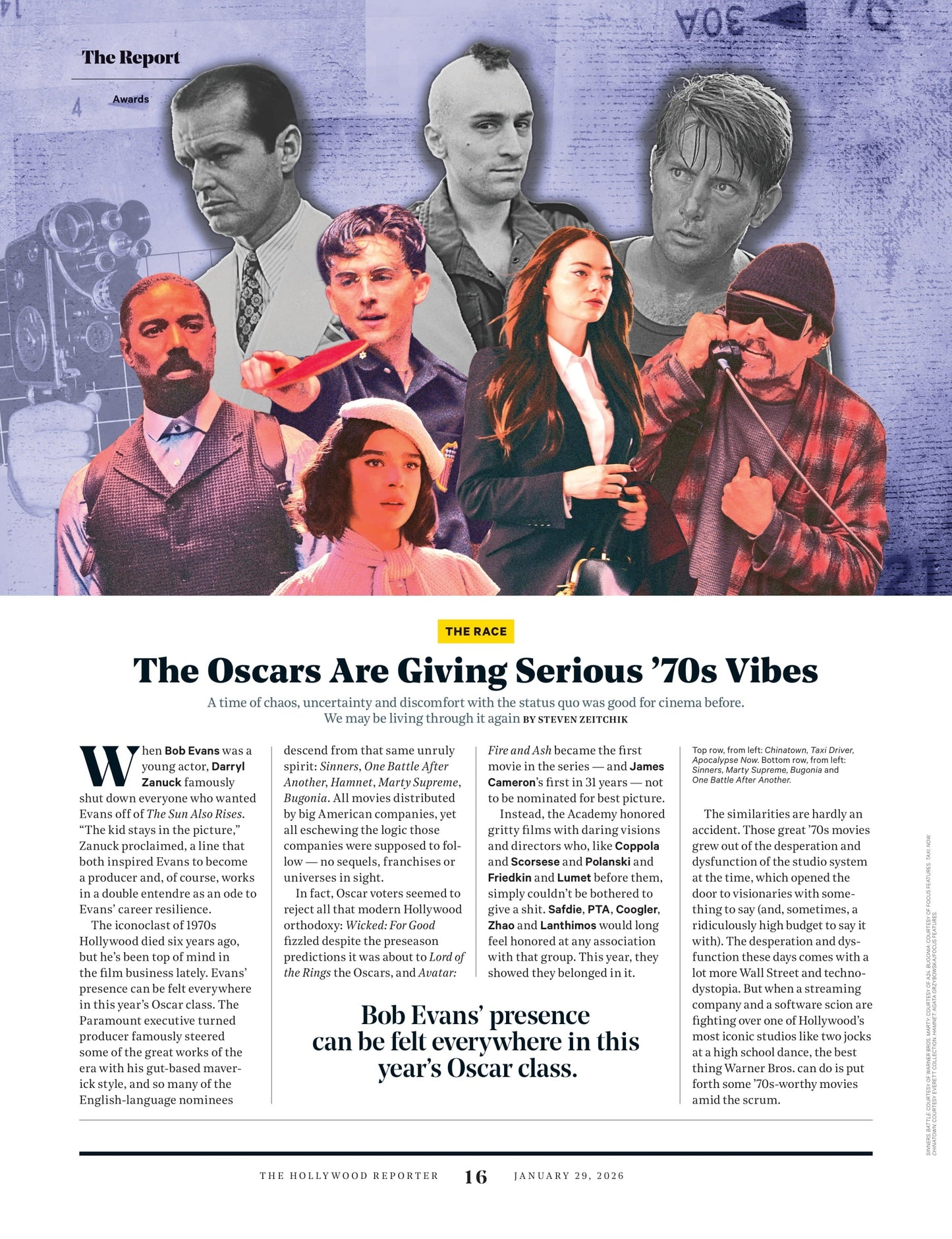 The Hollywood Reporter - 26.01.29 Edition: Odessa A’zion’s Honest Journey, Couch Surfing & Her Complicated Family, TV’s New It Girl, MAGA Media Meltdown, Amazon’s $40M Melania Movie & More!