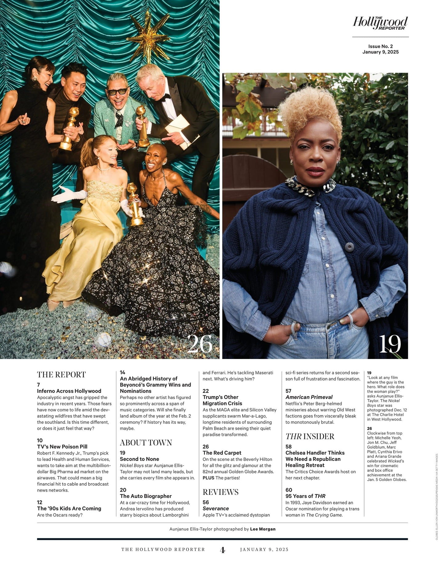 The Hollywood Reporter - 25.01.09 Edition: Karla Sofía Gascón, The First Trans Woman Nominated For Best Actress Oscar, California Facing Fire Destruction, Ben Shapiro, RFK Jr's Next Steps & More!
