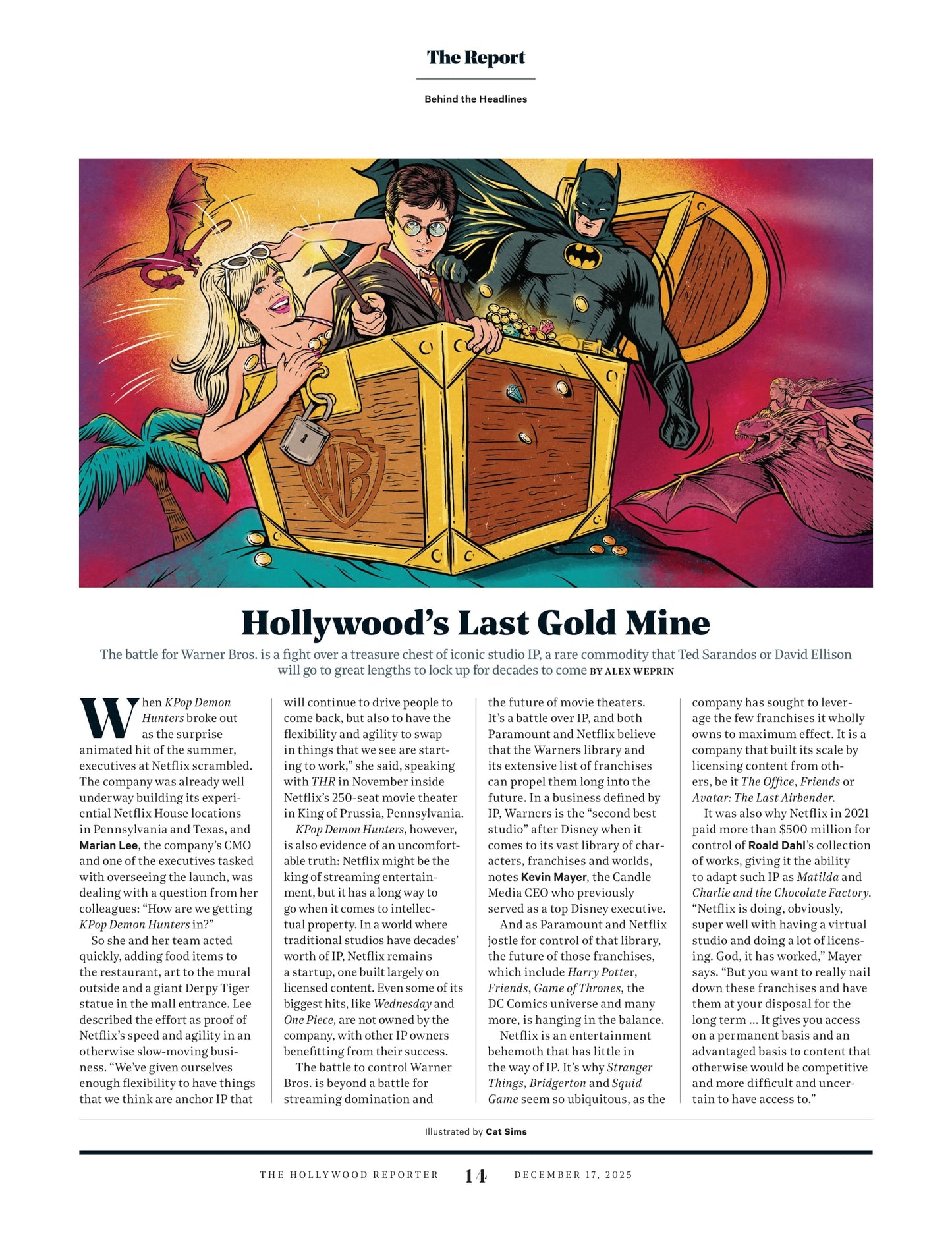 The Hollywood Reporter - 25.12.17 Edition: Remembering Rob Reiner, Moments That Defined 2025 In Hollywood, Amy Allen’s Grammy Success, James Cameron On The Future Of Avatar, Kobe’s Last Dance & More!