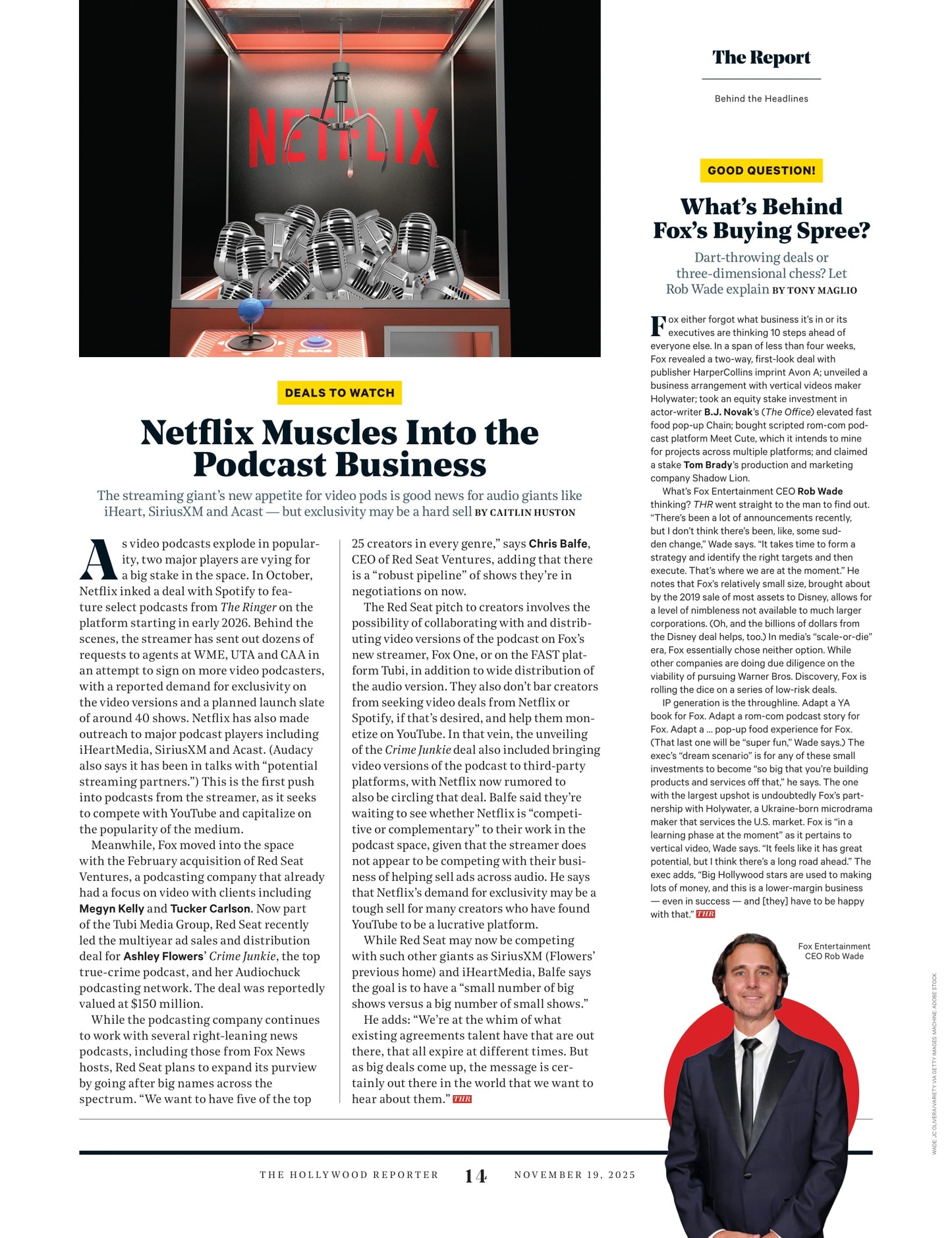 The Hollywood Reporter - 25.11.19 Edition: The Beauty Issue, Julia Roberts & Serge Normant, Greta Lee, Nina Park & Jenny Cho, Top Beauty Moments, The Podcast Roundtable, Most Powerful Producers & More