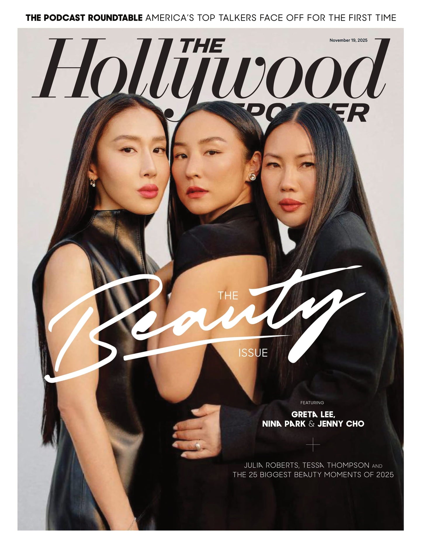 The Hollywood Reporter - 25.11.19 Edition: The Beauty Issue, Julia Roberts & Serge Normant, Greta Lee, Nina Park & Jenny Cho, Top Beauty Moments, The Podcast Roundtable, Most Powerful Producers & More