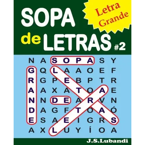 SOPA de LETRAS #2 (Letra Grande)