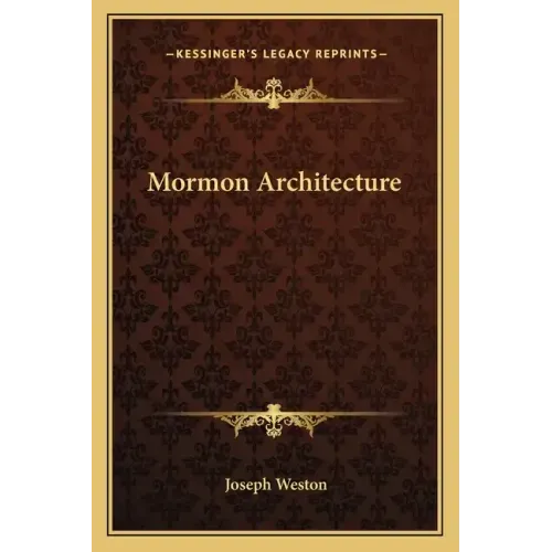 Mormon Architecture