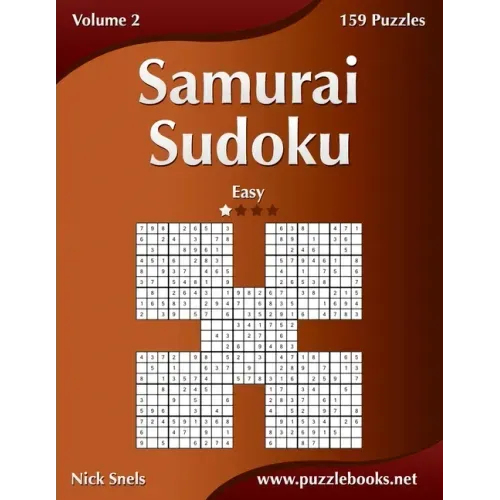 Samurai Sudoku - Easy - Volume 2 - 159 Puzzles