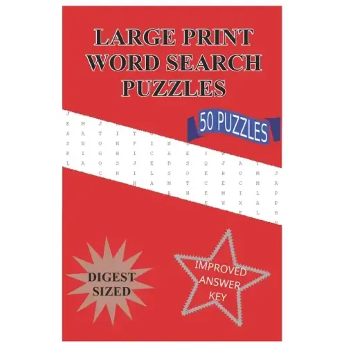 Large Print Word Search Puzzles: 50 Puzzles (Digest Size)