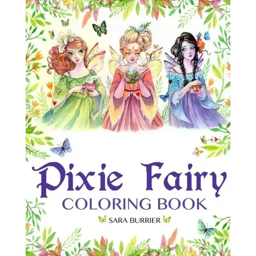 Pixie Fairy Coloring Book