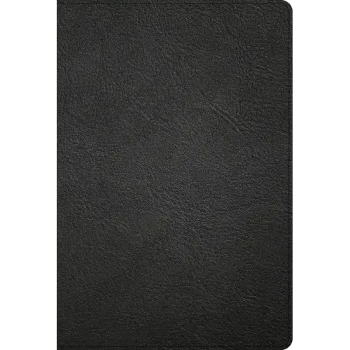 KJV Large Print Thinline Bible, Black Genuine Leather, Indexed