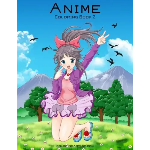 Anime Coloring Book 2