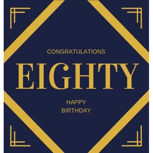 Happy 80th Birthday Guest Book (Hardcover): Happy 80th Birthday Guest book, party and birthday celebrations decor, memory book, eighty birthday, happy