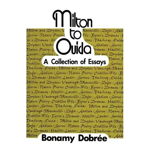 Milton to Ouida