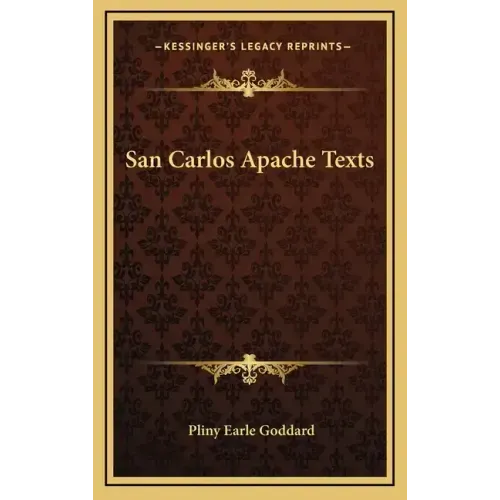 San Carlos Apache Texts