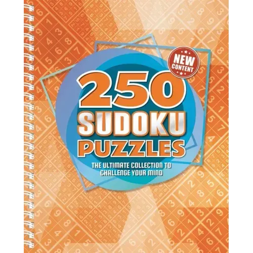 250 Sudoku Puzzles: 250 Easy to Hard Sudoku Puzzles for Adults