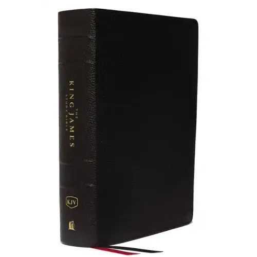 The King James Study Bible, Genuine Leather, Black, Indexed, Full-Color Edition