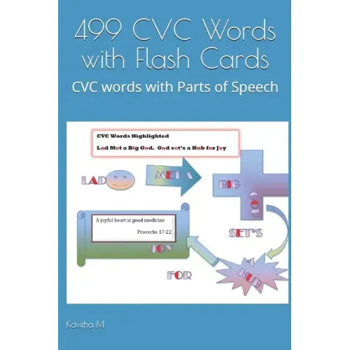 499 CVC Words with Flash Cards: CVC words with Parts of Speech