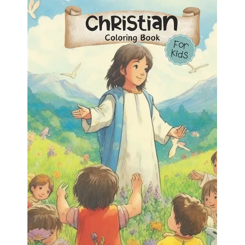 Christian Coloring Book for Kids: Wholesome Faith Based Illustrations Including Jesus, Bible, Children, Families / Coloring Pages for Ages 3-5, 4-8, 6
