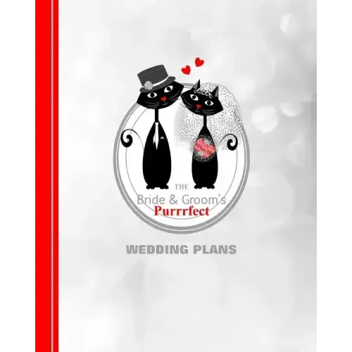 The Bride & Grooms Purrrfect Wedding Plans: Cartoon Cats