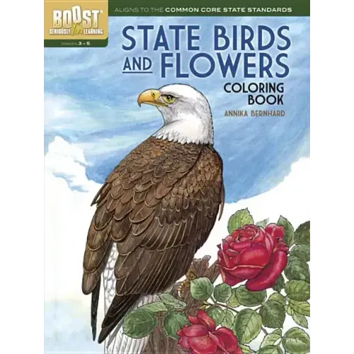 State Birds and Flowers Coloring Book