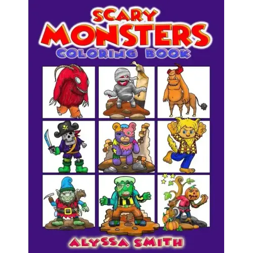 Scary Monsters Coloring Book