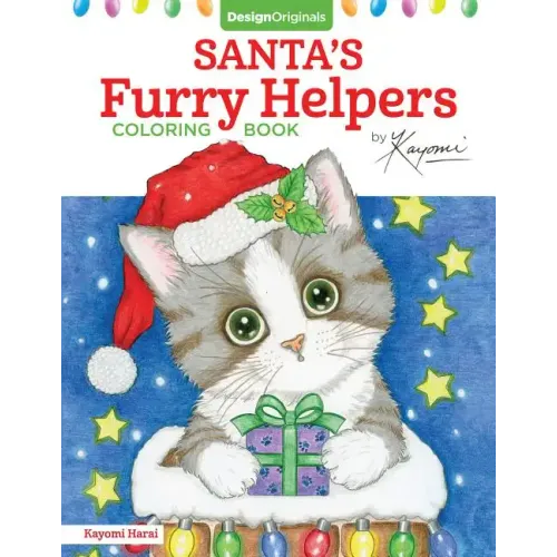 Santa's Furry Helpers Coloring Book