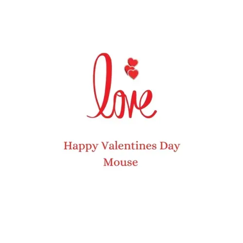 happy valentines day mouse: happy valentines day