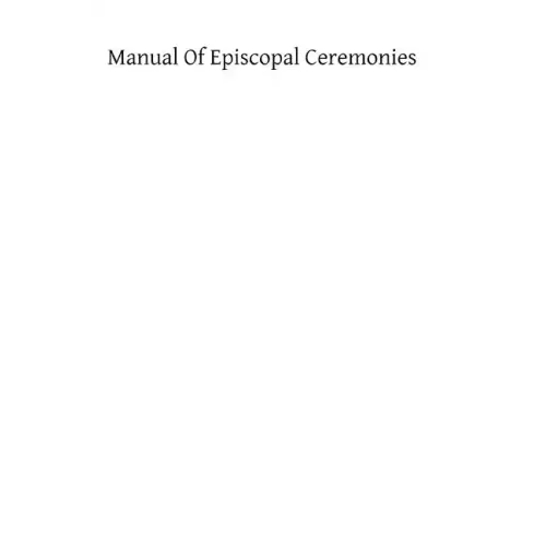 Manual of Episcopal Ceremonies