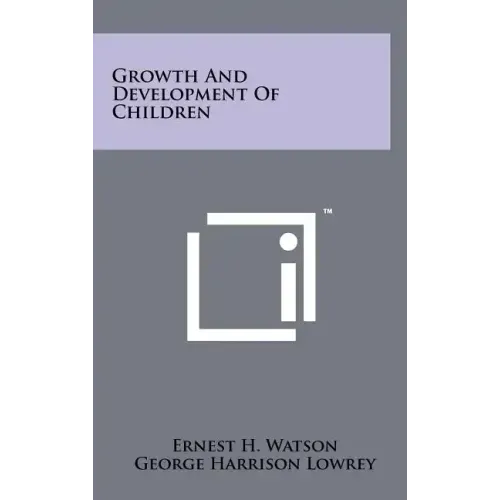Growth And Development Of Children