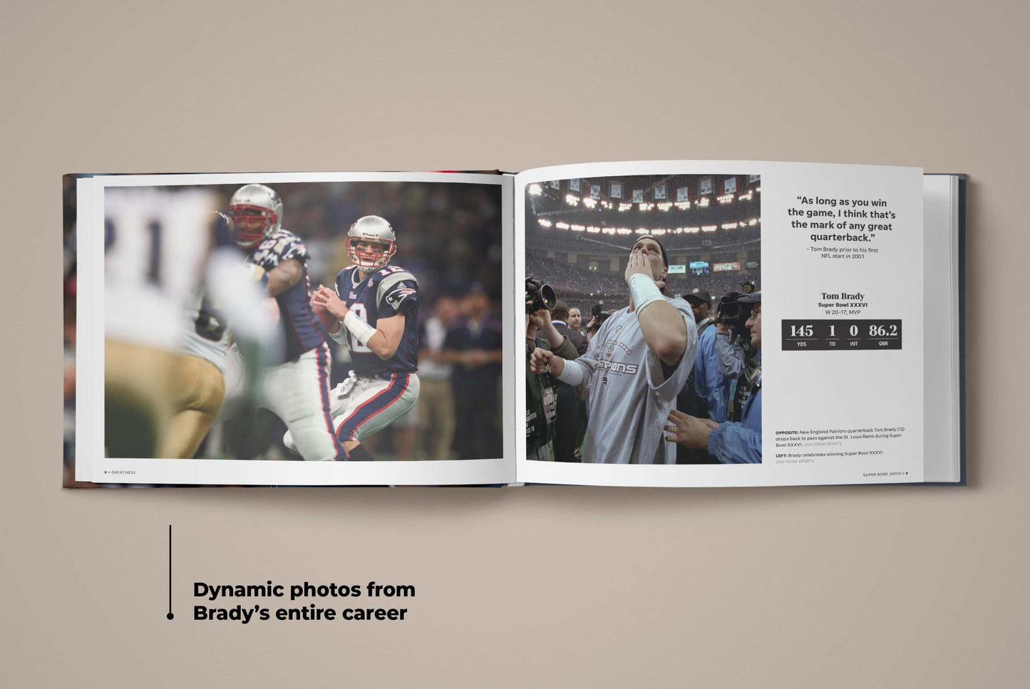 Greatness: Tom Brady's Legendary Career Book