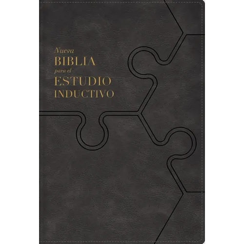 Nbla, Nueva Biblia Para El Estudio Inductivo, Interior a DOS Colores, Leathersoft, Gris, Comfort Print