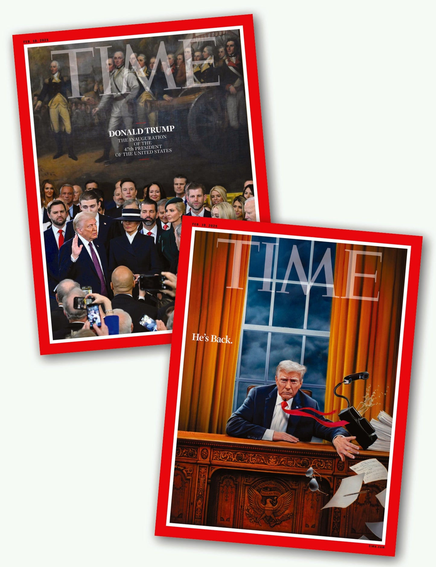 TIME Magazine - 02.10.25 Edition: President Trump Inauguration, 47th President, Next 4 Years in the White House, Plans for the Country