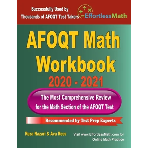 AFOQT Math Workbook 2020 - 2021: The Most Comprehensive Review for the Math Section of the AFOQT Test