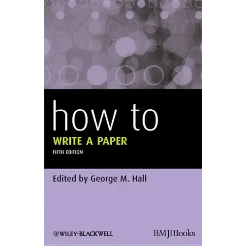 How To Write a Paper