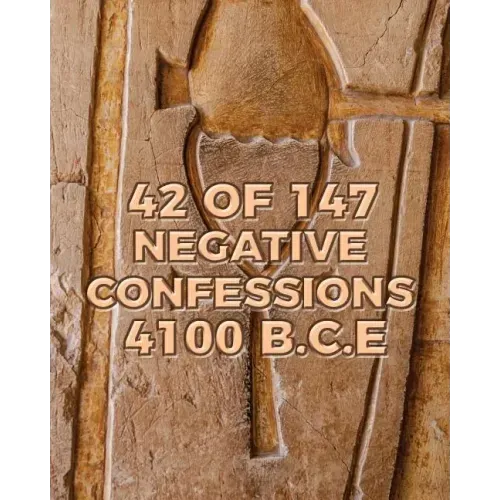 42 of 147 Negative Confessions 4100 B.C.E