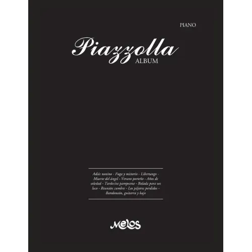 Piazzolla Album: partitutas para piano