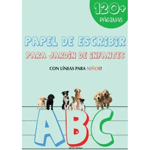 Papel de Escribir: Para niños (Con lineas Edición tamaño Gigante).