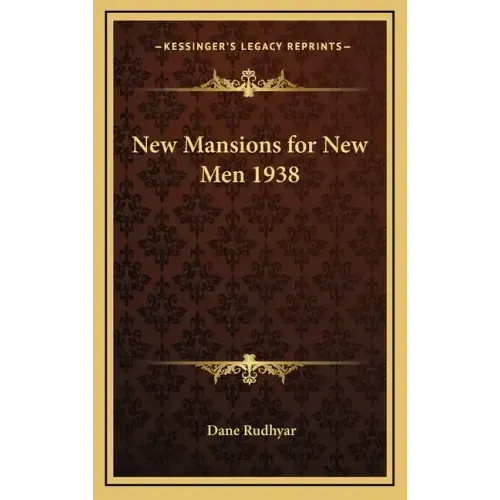 New Mansions for New Men 1938