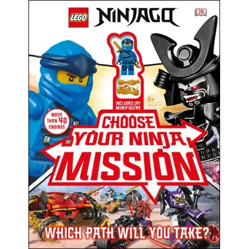 Lego Ninjago Choose Your Ninja Mission: With Ninjago Jay Minifigure