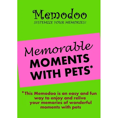 Memodoo Memorable Moments With Pets